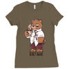 bearly awake Ladies Fitted T-Shirt