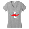 i pooped today Women's V-Neck T-Shirt