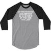 my people skills are just fine 3/4 Sleeve Shirt