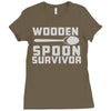 wooden spoon survivor Ladies Fitted T-Shirt