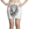 lion with crown Mini Skirts