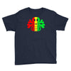rasta skull and crossbones reggae dub club rave Youth Tee