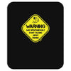 warning may...talking about fishing Mousepad