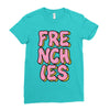 donut frenchies Ladies Fitted T-Shirt