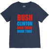 bush clinton large V-Neck Tee