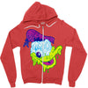 ronald yuck Zipper Hoodie