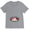 October Peeking Out Asian Baby Girl V-Neck Tee