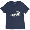 alien evolution   mens funny V-Neck Tee
