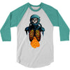 space skull 3/4 Sleeve Shirt