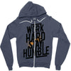 Work Hard, Stay Humble Zipper Hoodie