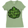 happy st. patrick's day Ladies Fitted T-Shirt