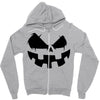 pumpkin face Zipper Hoodie