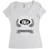 vintage quality without compromise 1964 aged to perfection Women's Triblend Scoop T-shirt
