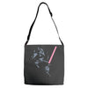 banksy cool darth Adjustable Strap Totes