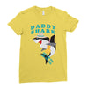 Daddy Shark -Shark Do Do Do Ladies Fitted T-Shirt