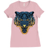 tiger fire Ladies Fitted T-Shirt