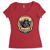 ghost pirate grog Women's Triblend Scoop T-shirt