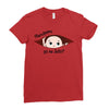 July Peeking Out Baby Boy in Spanish Ladies Fitted T-Shirt
