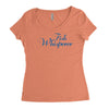 fish whisperer funny Women's Triblend Scoop T-shirt