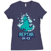 reptar on ice Ladies Fitted T-Shirt