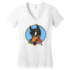lone wolf Women's V-Neck T-Shirt