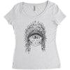 chief kitty Women's Triblend Scoop T-shirt