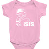 pee on isis decal look Baby Onesie