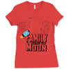 Family Trip To Moon Ladies Fitted T-Shirt