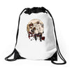doctor's portrait Drawstring Bags
