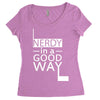 nerdy in a good way 2 Women's Triblend Scoop T-shirt