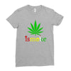 is smoke Ladies Fitted T-Shirt