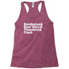 afrika bambaataa Racerback Tank