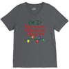 ocd obsessive christmas disorder V-Neck Tee