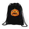 pumpkin zombie Drawstring Bags