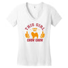 This Girl Loves Her Chow Chow Women's V-Neck T-Shirt