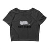 Cat Says Not Today Crop Top