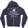 you shall not pass Zipper Hoodie