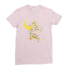 the moon Ladies Fitted T-Shirt