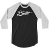 brooklyn script nyc new york city baseball jersey 3/4 Sleeve Shirt