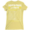 September Girl Facts Virgo Ladies Fitted T-Shirt