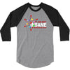 i am not insane inspired by the big bang theory, ideal birthday 3/4 Sleeve Shirt