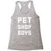 pet shop boy new Racerback Tank