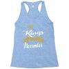 kings are born in november Racerback Tank