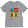 pop art V-Neck Tee