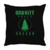 gravity falls oregon pine Throw Pillow