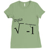 be together it's complicated math Ladies Fitted T-Shirt