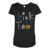 Trick or Treat Maternity Scoop Neck T-shirt