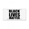 black lives License Plate