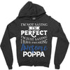 awesome poppa Zipper Hoodie