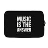 music is the answer Laptop sleeve